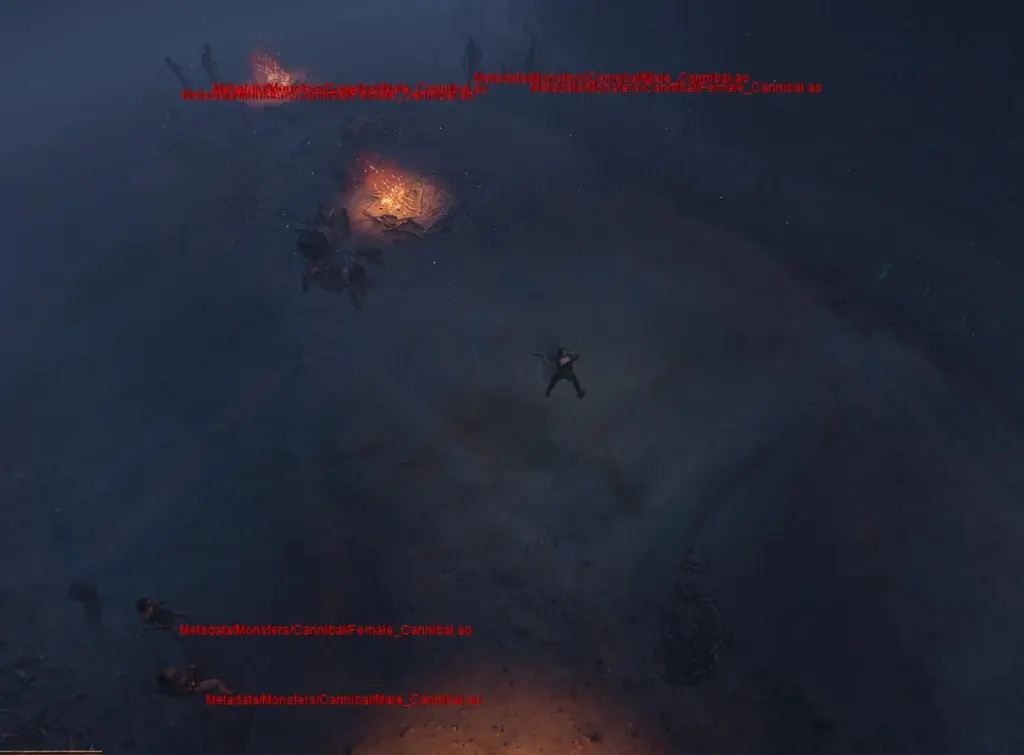Screenshot of partial fog reveal on an atlas map layout